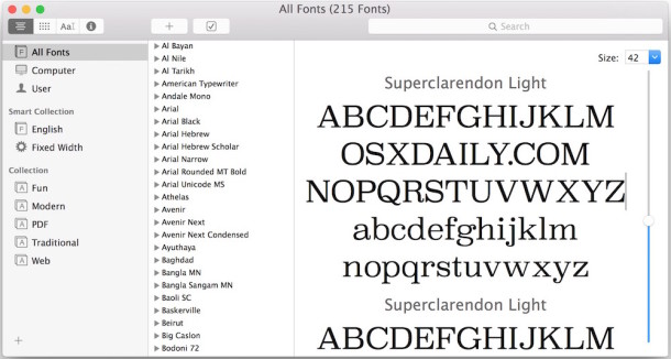 install a new font for mac